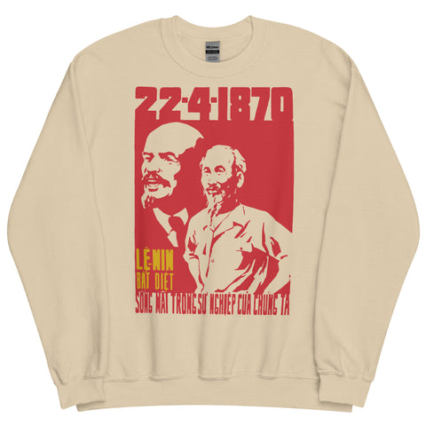 Lenin Lives In Our Lives - Vietnamese Propaganda Sweatshirt