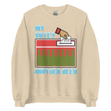 My Vote Another Beer - Election, Voting Meme Sweatshirt