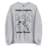 Same Eagles New Liver - Prometheus Meme, Greek Mythology Sweatshirt