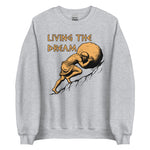 Living The Dream - Sisyphus, Greek Mythology Meme Sweatshirt