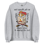 Each Cigarette Gets Me 7 Minutes Closer To Meeting The Lord - Ironic Meme Sweatshirt