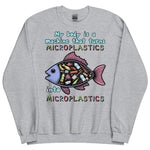 My Body Is A Machine That Turns Microplastics Into Microplastics - Ironic Meme Sweatshirt