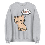 Eepy Cat - Cute Sleepy Kitten Meme Sweatshirt