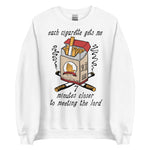 Each Cigarette Gets Me 7 Minutes Closer To Meeting The Lord - Ironic Meme Sweatshirt