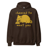 Cheesed To Meet You - Rat, Meme Hoodie