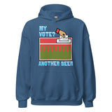 My Vote Another Beer - Election, Voting Meme Hoodie