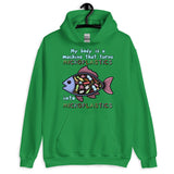 My Body Is A Machine That Turns Microplastics Into Microplastics - Ironic Meme Hoodie