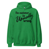 The Customer Is Usually Wrong - Meme Hoodie