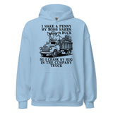 I Make A Penny My Boss Makes A Buck - Hog Cranking, Oddly Specific Meme Hoodie