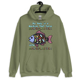 My Body Is A Machine That Turns Microplastics Into Microplastics - Ironic Meme Hoodie