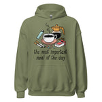 The Most Important Meal of the Day - Breakfast, Coffee, Meme Hoodie