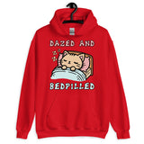 Dazed And Bedpilled - Cute Sleepy Cat Meme Hoodie