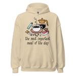 The Most Important Meal of the Day - Breakfast, Coffee, Meme Hoodie