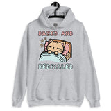 Dazed And Bedpilled - Cute Sleepy Cat Meme Hoodie