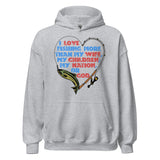 I Love Fishing More Than My Wife - Oddly Specific Meme Hoodie