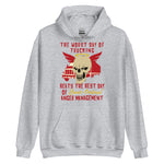 Worst Day Of Trucking Beats The Best Day Of Court Ordered Anger Management - Oddly Specific Meme Hoodie