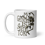 My Gender Is Skeleton - LGBTQ, Skeleton Meme Mug