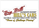 Big Bill Hell's Cars - Classic Car Meme Sticker