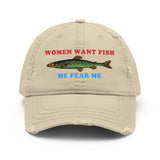 Women Want Fish Me Fear Me - Oddly Specific Meme, Fishing Hat