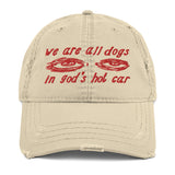 We Are All Dogs In God's Hot Car - Oddly Specific Meme Hat