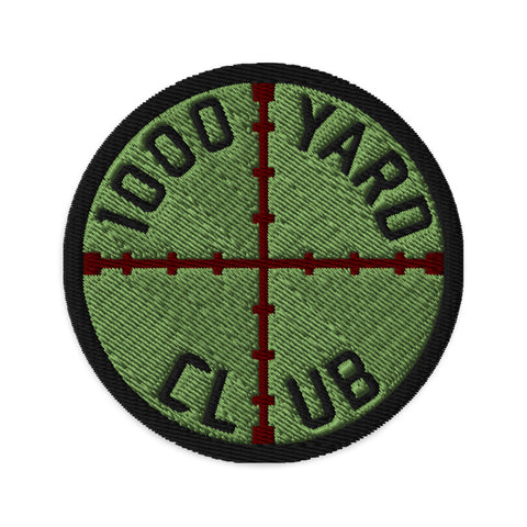 1000 Yard Club - Long Range Shooting, Competition, Sniper, Hunting Patch