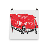Vive La Commune! - Paris Commune, Historical, Socialist, Leftist Poster