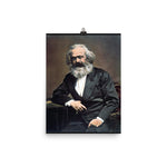 Karl Marx Colorized Portrait - Marxist, Socialist, Philosopher, Historical Poster
