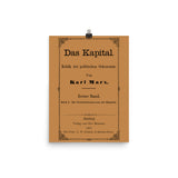 Das Kapital Original Cover - Karl Marx, Communist, Socialist, Leftist, Marxist Poster
