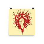 Smash Capital - Raised Fist, Protest, Anti Capitalist, Socialist Poster