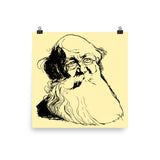 Peter Kropotkin Sketch - Anarchist, Socialist, Anarcho-Communist, Philosopher Poster