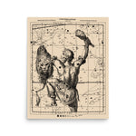 Orion Constellation Map - Aesthetic, Astronomy, Space Poster