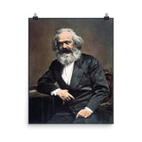 Karl Marx Colorized Portrait - Marxist, Socialist, Philosopher, Historical Poster