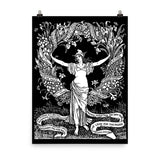 Garland For May Day - Refinished Walter Crane, Socialist, Socialism, Leftist, Anarchist, Labor Rights Poster