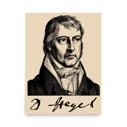 Georg Wilhelm Friedrich Hegel - Philosophy, Phenomenology, Aesthetic Poster