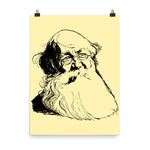 Peter Kropotkin Sketch - Anarchist, Socialist, Anarcho-Communist, Philosopher Poster