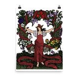 Garland For May Day In Color - Refinished Walter Crane, Socialist, Socialism, Leftist, Anarchist, Propaganda Poster