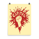 Smash Capital - Raised Fist, Protest, Anti Capitalist, Socialist Poster