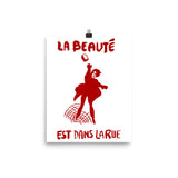 La Beauté Est Dans La Rue - Beauty Is In The Streets, Protest, French, Socialist, Leftist, Anarchist Poster