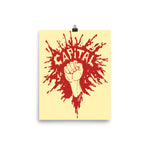 Smash Capital - Raised Fist, Protest, Anti Capitalist, Socialist Poster