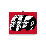 Marx Engels Lenin - Socialist, Communist, Leftist Poster