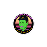 They Glow In The Dark - CIA, Undercover, Terry Davis, Meme Sticker