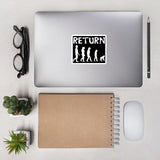 Return - Reject Humanity Return to Monke, Meme, Evolution, Human Ancestor Sticker