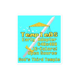 TempleOS Early Adopter - Terry A Davis, Programmer, Meme Sticker