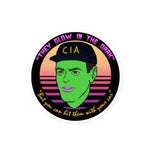 They Glow In The Dark - CIA, Undercover, Terry Davis, Meme Sticker