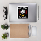 Can't Stop The Signal - Open Source, Internet Piracy, Anti Censorship Sticker