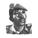 Thomas Sankara Silhouette - Socialist, Anti-Imperialist, Pan-African Sticker