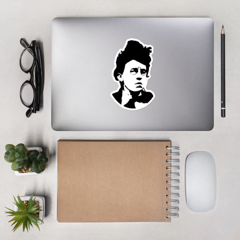 Emma Goldman Silhouette - Anarchist, Feminist, Socialist Sticker