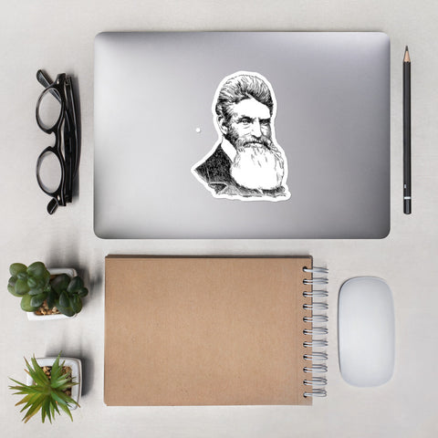 John Brown Sketch - History, Abolitionist, Leftist, Harpers Ferry Sticker