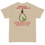 End The Death Penalty 1 (Back Print) - T-Shirt