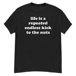 Life Is A Repeated Endless Kick To The Nuts - Oddly Specific Meme T-Shirt